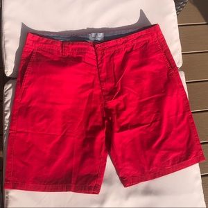 Red shorts from jack threads